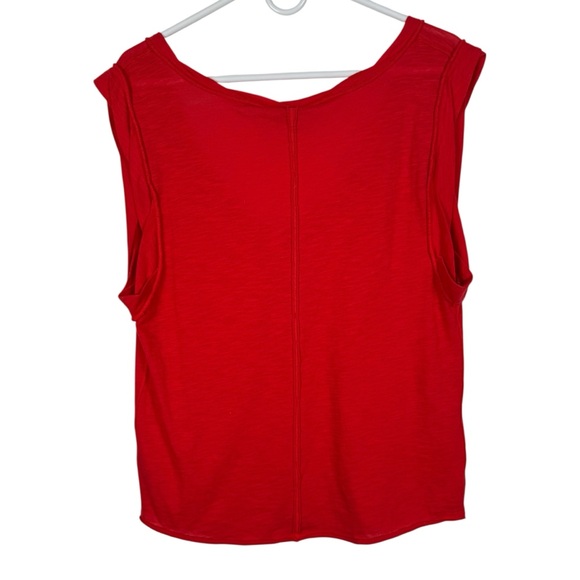 We the Free Red Cleo Top, Size M - Picture 7 of 8